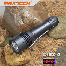Maxtoch DI6X-4 T6 Head Twist Switch Scuba Diving Equipment/Cree LED Diving Torch Light